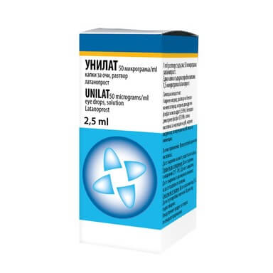 Унилат капки за очи 50 мкг/мл х2.5 мл Unimed Pharma