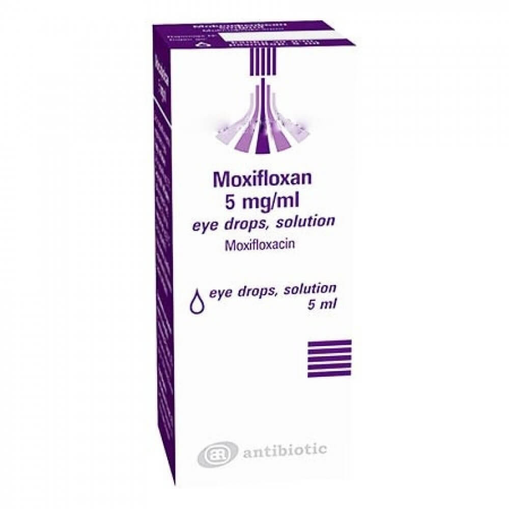 Моксифлоксан 5 mg/ml капки за очи, разтвор х5 мл Antibiotic