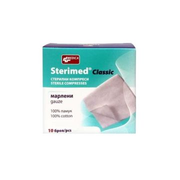 Medica Sterimed Classic Стерилен компрес 10/10 см 10 бр