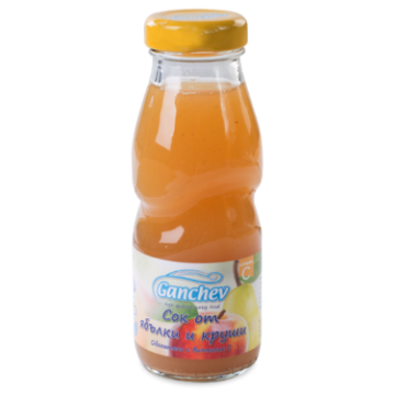 Ganchev Сок от ябълки и круши 4М+ 250 мл