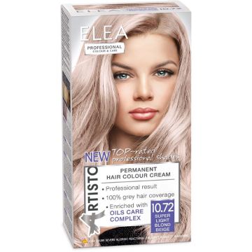 Elea Professional Artisto Крем боя за коса 10.72 Супер светло рус бежов