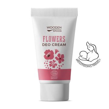 Wooden Spoon Flowers Био крем дезодорант за тяло 40 мл