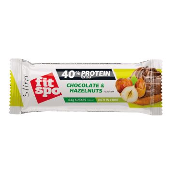 FITSPO Protein Bar Протеинов бар Slim Лешник и шоколад 50 гр