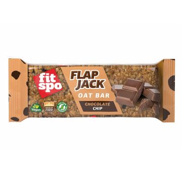 FITSPO Flapjack  Choco Chip Енергиен бар Шоко чипс 80 гр