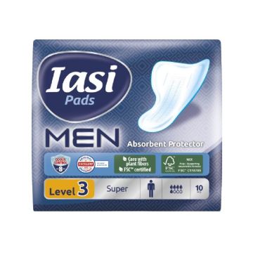 Iasi Men Pad Medium level 3 Урологични подложки за мъже х 10 бр