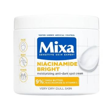Mixa Niacinamide Bright Хидратиращ крем против тъмни петна 400 мл