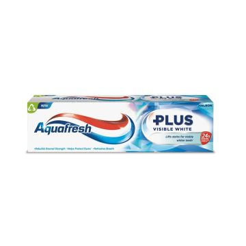 Aquafresh Plus Visible White Избелваща паста за зъби 75 мл