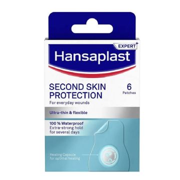 Hansaplast Пластир "Втора кожа" 76 мм x 35 мм  х 6 броя