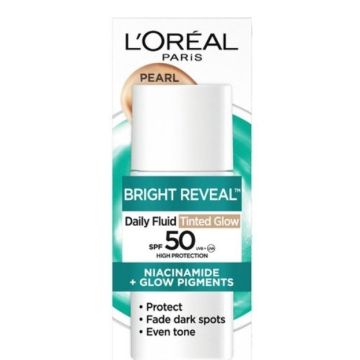 L’Oreal Bright Reveal UV Оцветен флуид нюанс - Pearl SPF50+ 50 мл 