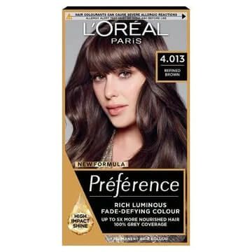 L’Oreal Preference Трайна боя за коса 4.013 Refined Brown