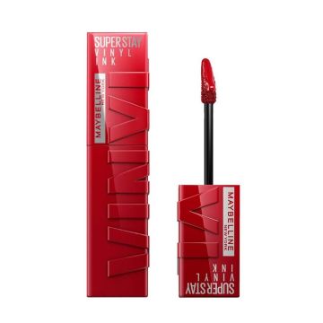 Maybelline Superstay Vinyl Ink Дълготрайно течно червило с блестящ ефект 10 Lippy