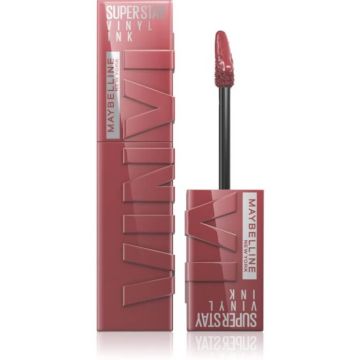 Maybelline Superstay Vinyl Ink Дълготрайно течно червило с блестящ ефект 40 Witty