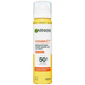 Garnier Vitamin C+UV Озаряващ спрей с витамин Ц за сияйна кожа SPF 50+ 75 мл
