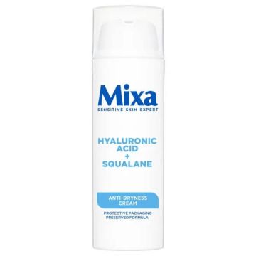 Mixa Hyaluronic Acid + Squalane Anti-Dryness Крем за лице против суха кожа 50 мл