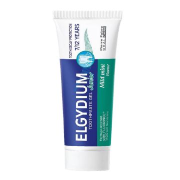  Elgydium Junior Гелообразна детска паста за зъби 7-12 г сладка мента 50 мл