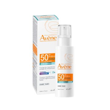 Avene Sun Слънцезащитен флуид против несъвършенства SPF50 40 мл