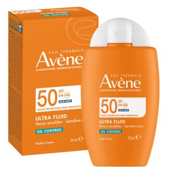 Avene Sun Слънцезащитен Ултра флуид за мазна кожа SPF50 50 мл