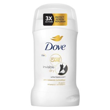 Dove Advanced Invisible Dry Стик против изпотяване за жени 50 мл