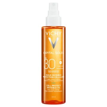 Vichy Capital Soleil Cell Protect Защитно масло за лице, коса и тяло SPF30 200 мл