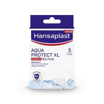 Hansaplast Aqua Protect 100% Водоустойчиви пластири XL х 5 броя