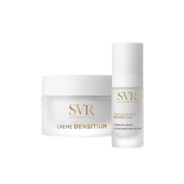 SVR Densitium Крем за лице 45+50 мл + Крем за околоочния контур 45+ 15 мл със стягащ и уплътняващ ефект Комплект