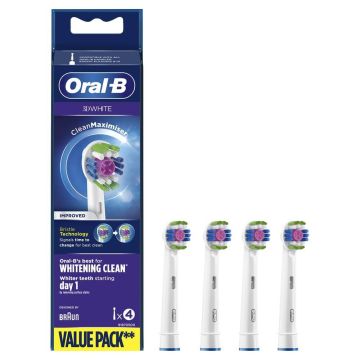 Oral-B 3D White Накрайници за електрически четки за зъби х 4 бр