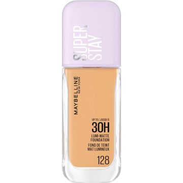 Maybelline Super Stay Lumi-Matte Лек матиращ фон дьо тен с дълготрайно и силно покритие нюанс 128