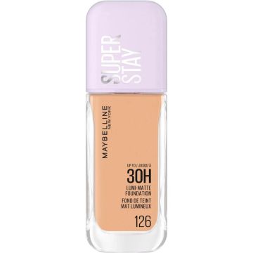 Maybelline Super Stay Lumi-Matte Лек матиращ фон дьо тен с дълготрайно и силно покритие нюанс 126
