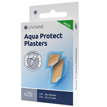 Livsane Aqua Водоустойчиви пластири 2 размера х 20 бр