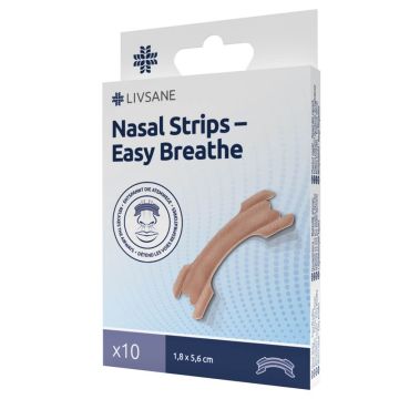 Livsane Назални пластири улесняващи дишането х 10 бр