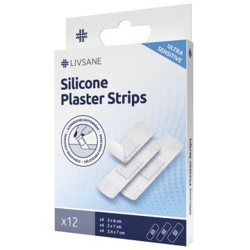 Livsane Ultra Sensitiv Силиконови пластири 3 размера х 12 бр