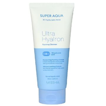 Missha Super Aqua Почистваща пяна с хиалуронова киселина 100 мл