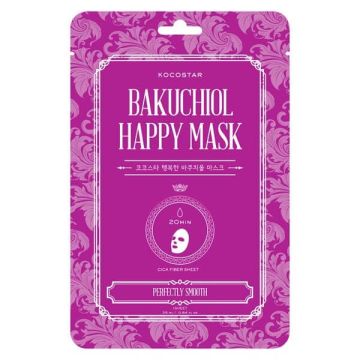 Kocostar Happy Mask Шийт маска с бакучиол
