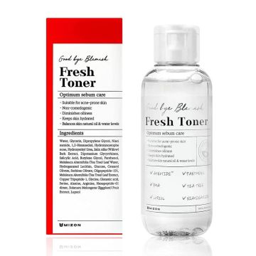 MIZON Good Bye Blemish Fresh Toner Овлажняващ тоник за лице 120 мл