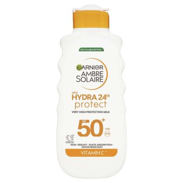 Garnier Ambre Solaire Hydra Protect Слънцезащитно мляко SPF50+ 175 мл