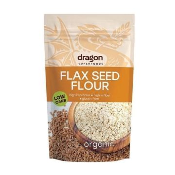 Био брашно от ленено семе 200 гр Dragon Superfoods