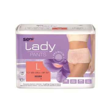  Seni Lady Абсорбиращо бельо L 5 капки х 10 бр