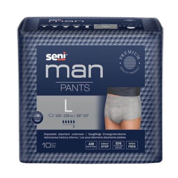 Seni Man Абсорбиращо бельо L 5 капки х 10 бр