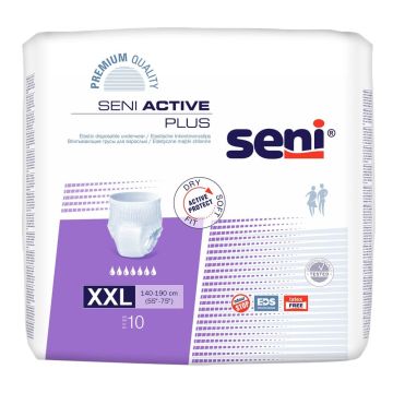 Seni Active Plus Еластични абсорбиращи гащи XXL 7 капки х 10 бр