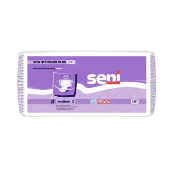 Seni Standart Air Plus Пелени за възрастни M 7 капки х 30 бр