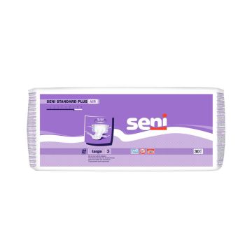 Seni Standart Air Plus Пелени за възрастни L 7 капки х 30 бр