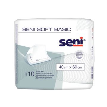 Seni Soft Basic Абсорбиращи хигиенични чаршафи 40х60 см х 10 бр