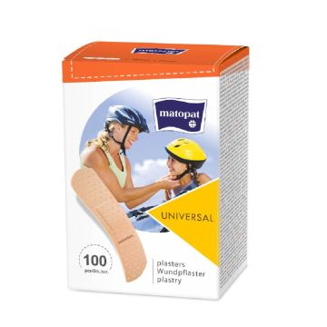 Matopat Universal Пластири 19х76мм кутия х 100 бр