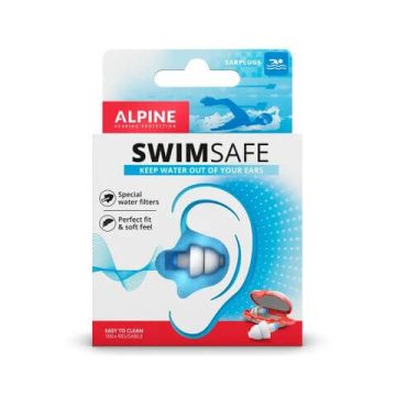 ALPINE Swim Safe Тапи за уши за плуване х 1 чифт