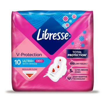 Libresse Ultra Normal Dео Дамски превръзки х 10 броя