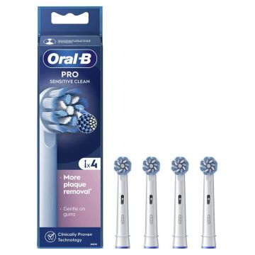 Oral-B Pro Sensitive Clean Накрайник за електрическа четка за зъби х 4 броя