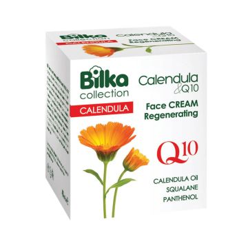 Bilka Calendula Регенериращ крем за лице с Q10 40 мл