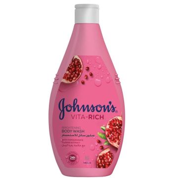 Johnson's Vita-Rich Душ гел с екстракт от цвят на нар 400 мл