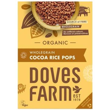 Doves Farm Био пълнозърнест оризон с какао 300 гр