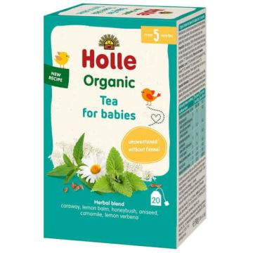 Holle Био билков чай за бебета 5М+ х 20 пакетчета